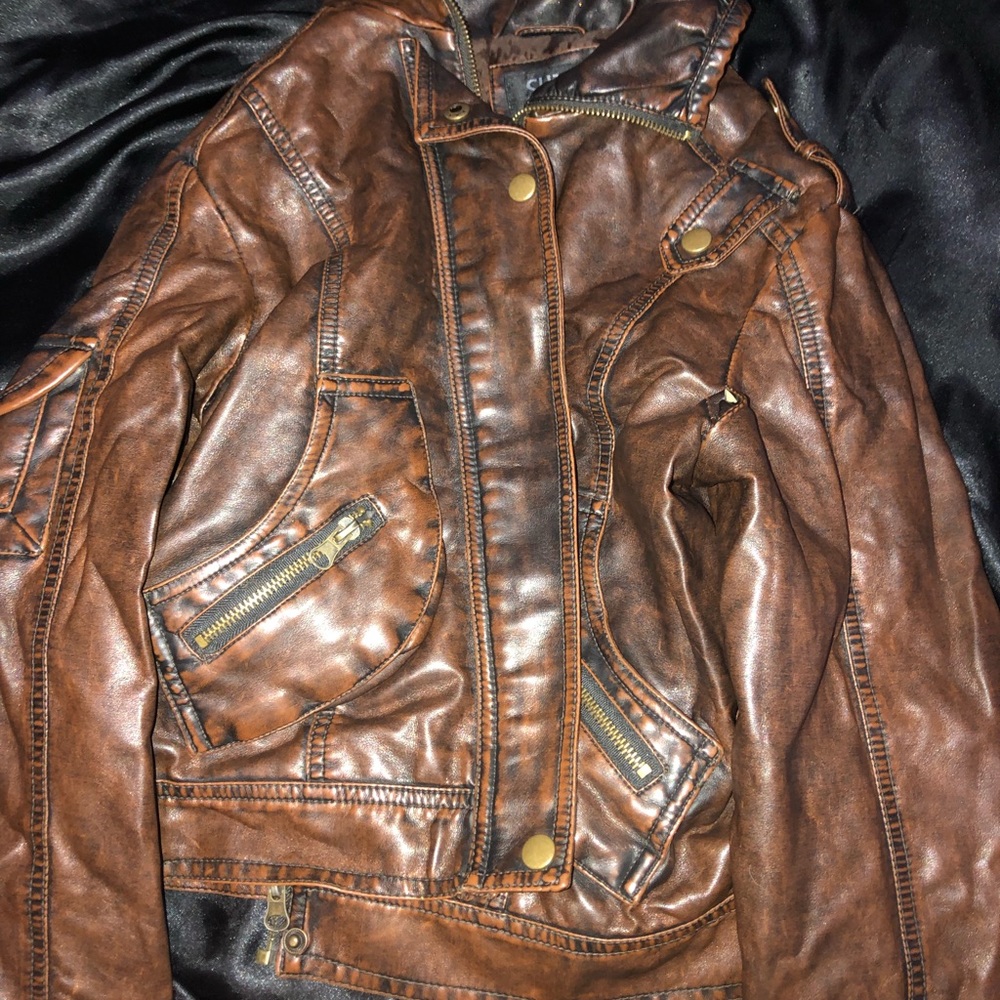 leather jacket